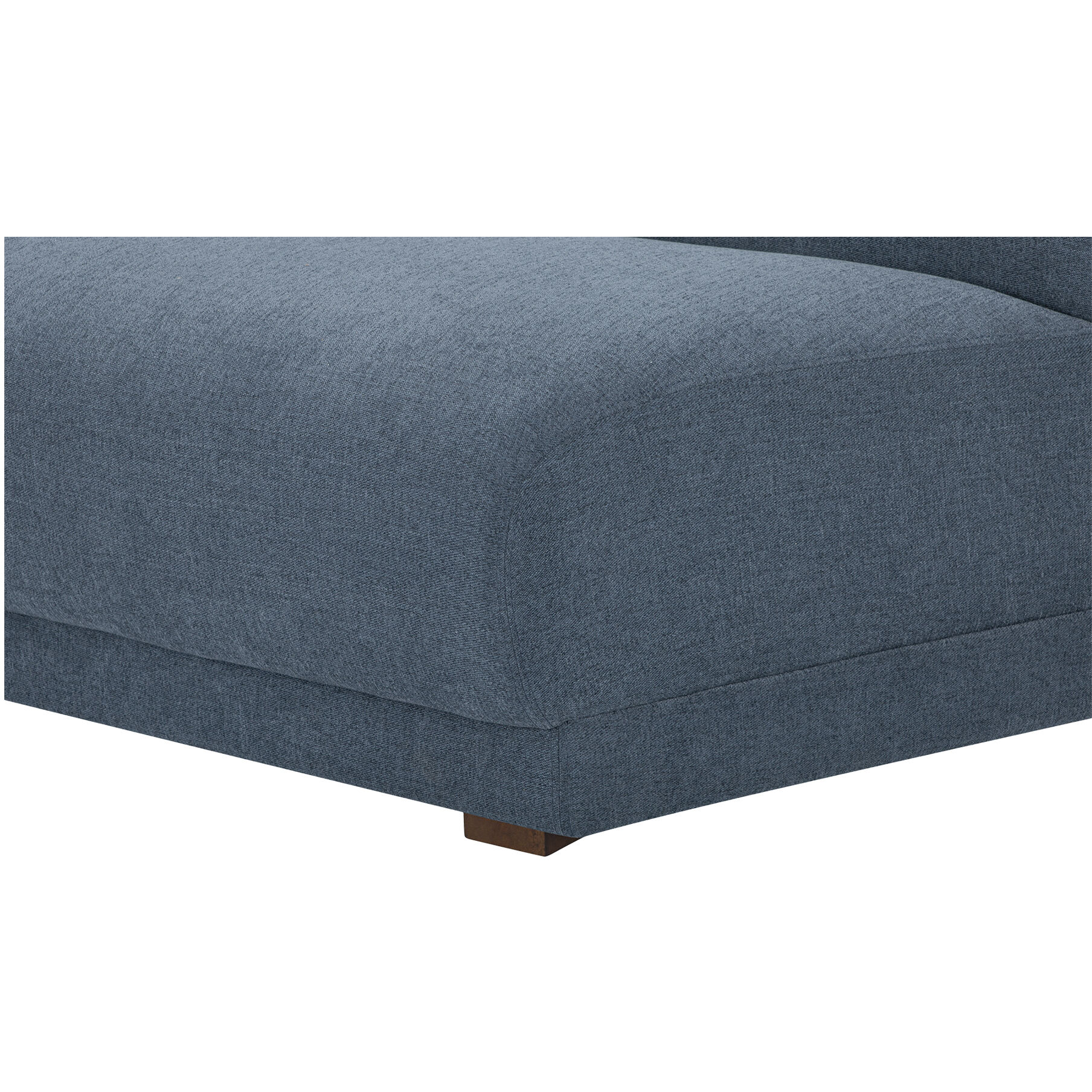 Fraser Blue Slipper Chair, Wedge